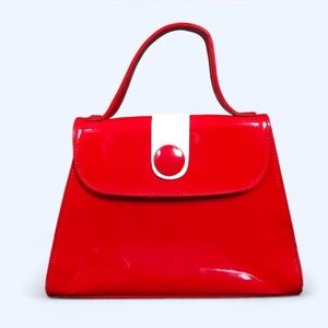 Olivia for Gymboree Red Handbag with White Accent